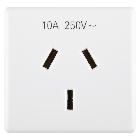 PRESA 2P+T 10A ST.AUSTR.SY/WT - GEWISS GW20357 - GEWISS GW20357 - GEWISS GW20357 product photo