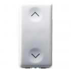 PULSANTE 1P NA+NA 10A FRECCE VERT.SY/WT - GEWISS GW20521 product photo