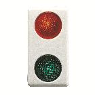 SPIA SEGN.DOPPIA ROSSO/VER.12/24V SY/WT - GEWISS GW20608 - GEWISS GW20608 - GEWISS GW20608 product photo