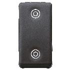 PULSANTE 1P DOPPIO NA 10A SY/BK - GEWISS GW21520 - GEWISS GW21520 - GEWISS GW21520 product photo