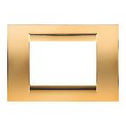 PLACCA 3P ORO ANTICO SYSTEM VIRNA - GEWISS GW22263 - GEWISS GW22263 - GEWISS GW22263 product photo