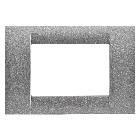 PLACCA 3P TITANIO METALLIZ.SYSTEM VIRNA - GEWISS GW22283 - GEWISS GW22283 - GEWISS GW22283 product photo
