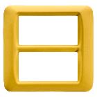 PLACCA 8 POS.GIALLO MAIS TOP SYSTEM - GEWISS GW22587 - GEWISS GW22587 - GEWISS GW22587 product photo