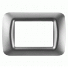 PLACCA 3 POS.TITANIO METALL.TOP SYSTEM - GEWISS GW22603 product photo
