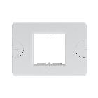 PLACCA 2 POS.BIANCO COMPACT - GEWISS GW24002 product photo