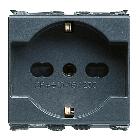 PRESA 2P+T 16A BIV.ST.ITALIANO/TEDESCO - GEWISS GW30212 - GEWISS GW30212 product photo