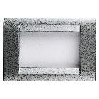 PLACCA 4 POS.TITANIO METALLIZZ.PLAYBUS - GEWISS GW32014 product photo