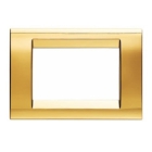 PLACCA 3 POSISZIONI ORO ANTICO PLAYBUS - GEWISS GW32063 product photo