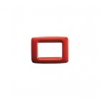 PLACCA 6 MODULI STONDATE TECNOPOLIMERO ROSSO GERANIO - GEWISS GW32346 product photo