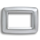 PLACCA 3 MODULI CROMO SOFT PLAYBUS YOUNG - GEWISS GW32753 product photo