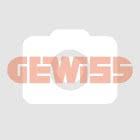 PULSANTE CON GUARDIA LUMINOSO VERDE - GEWISS GW74341 - GEWISS GW74341 product photo