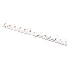 PETTINE A PUNTALE 1P MTC 13MOD. GRIGIO - GEWISS GW96500 - GEWISS GW96500 product photo