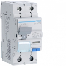 DIFFERENZIALE MAGNETO TERMICO ACC 1PN 30MA A 6A 4.5KA C 2M - HAGER ADA806H product photo