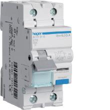 DIFF MAGN ACC 1PN 30MA A-HI 16A 6 KA B 2M - HAGER ADH916 - HAGER ADH916 product photo