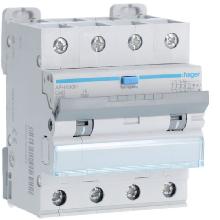 DIFF MAGN 4P 300MA A-HI 40A 6KA C 4M - HAGER AFH490H - HAGER AFH490H - HAGER AFH490H product photo