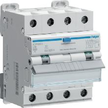 DIFF MAGN 4P 300MA AC 16A 6KA C 4M - HAGER AFP466H - HAGER AFP466H - HAGER AFP466H product photo