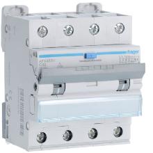 DIFF MAGN 4P 300MA A 32A 10KA C 4M - HAGER AFX482H - HAGER AFX482H - HAGER AFX482H product photo