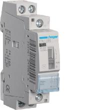 ERC226 - CONTATTORE COMANDO MANUALE STD+ 2NC 230VAC 25A 1M - HAGER ERC226 product photo