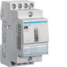 CONTATTORE COMANDO MANUALE STD+ 4NC 230VAC 25A 2M - HAGER ERC426 product photo