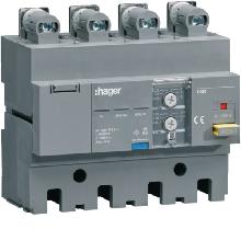 BLOCCO DIFF P250 4P 250A IDN REG - HAGER HBT250H - HAGER HBT250H product photo
