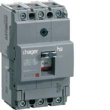 INTERR AUTOM X160 3P 25KA 80A SGANC TM - HAGER HHA080H - HAGER HHA080H - HAGER HHA080H product photo