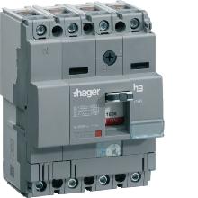 INTERR AUTOM X160 4P 25KA 100A SGANC TM - HAGER HHA101H product photo