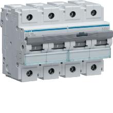 INTERRUTTORE AUTOMATICO 4P 125A10 KA C 6M - HAGER HMF499 product photo