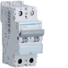 INTERR.MAGN.TERM.2P 4A 6KA C 2M - HAGER MCA204 - HAGER MCA204 - HAGER MCA204 product photo