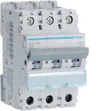 INTERRUTTORE AUTOMATICO 3P 16A 6 KA C 3M - HAGER MCA316 product photo