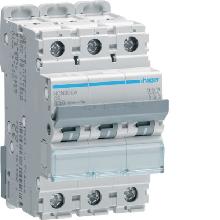 INTERR. AUTOM. 3P 6A 10 KA C 3M - HAGER NCN306A product photo
