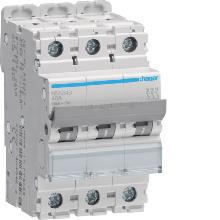 INTERRUTTORE AUTOMATICO 3P 40A 20KA D 3 - HAGER NSN340 - HAGER NSN340 - HAGER NSN340 product photo