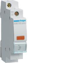 SEGNALATORE LUMINOSO ARANCIONE 230V 1M - HAGER SVN123 - HAGER SVN123 product photo