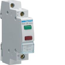 1 SEGNALATORE LUMINOSO VERDE + ROSSO 1M - HAGER SVN126 product photo