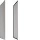 COPPIA FIANCHI QUADRO 5 H.810MM P.260MM - HAGER FM402 - HAGER FM402 - HAGER FM402 product photo Photo 01 2XS