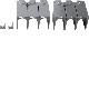 KIT 2 COPRIMORSETTI X250 3P ATT PROLUNGATI - HAGER HYB021H - HAGER HYB021H product photo Photo 01 2XS