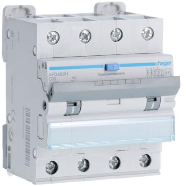 DIFF MAGN 4P 300MA AC 10A 10KA C 4M - HAGER AFQ460H - HAGER AFQ460H - HAGER AFQ460H product photo Photo 01 3XL