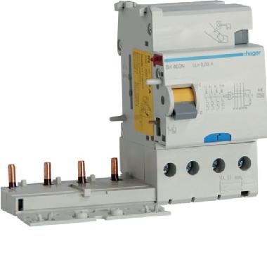 B. DIFF. 4P 30 MA <63A A-HI 3M - HAGER BH463N - HAGER BH463N - HAGER BH463N product photo Photo 01 3XL
