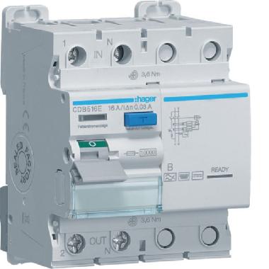 INT DIFF ACC 2P 30MA 16A B 4M - HAGER CDB516E - HAGER CDB516E product photo Photo 01 3XL