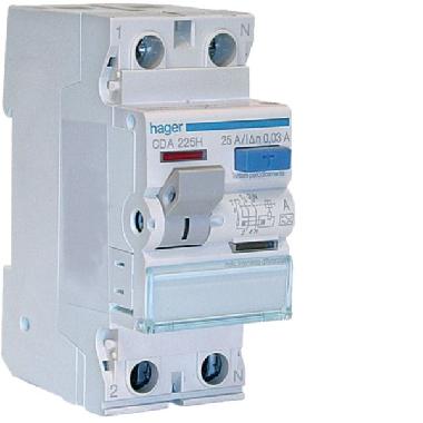INTERRUTTORE DIFFERENZIALE ACC. 2P 300MA 63A A 2M - HAGER CFA263H product photo Photo 01 3XL