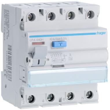 INT. DIFF. ACC. 4P 300MA 40A A 4M - HAGER CFA440H - HAGER CFA440H - HAGER CFA440H product photo Photo 01 3XL