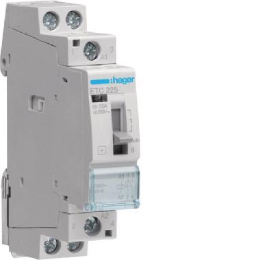CONTATT GIORNO/NOTTE STD+ 2NA 230VAC 25A 1M - HAGER ETC225 - HAGER ETC225 - HAGER ETC225 product photo Photo 01 3XL