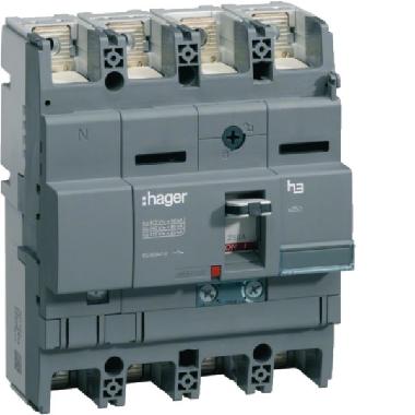 Interruttore Magnetotermico Automatico X250 4P 40KA 125A SGANC TM - HAGER HNB126H - HAGER HNB126H product photo Photo 01 3XL