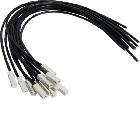 CONNETTORE DA L500MM 40A NERO - HAGER KZ052 - HAGER KZ052 product photo