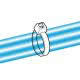 FASCETTA 150X3.5 BLU T30R - HELLERMANNTYTON 111-03008 - HELLERMANNTYTON 111-03008 product photo Photo 04 2XS