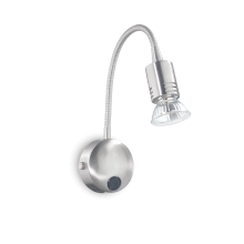 LAMPADA APPLIQUE FLEX AP1 NICKEL - IDEAL LUX 006161 product photo