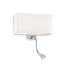 LAMPADA APPLIQUE HOTEL AP2 BIANCO - IDEAL LUX 035949 product photo