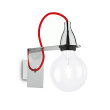 LAMPADA APPLIQUE MINIMAL AP1 CROMO - IDEAL LUX 045207 product photo