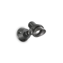 LAMPADA APPLIQUE TERRA AP1 SMALL ANTRACITE - IDEAL LUX 046181 product photo