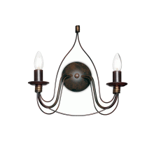 LAMPADA APPLIQUE CORTE AP2 RUGGINE - IDEAL LUX 057200 product photo