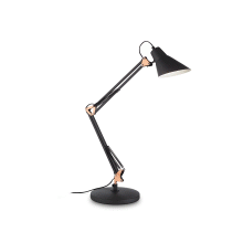 LAMPADA TAVOLO SALLY TL1 NERO RAME - IDEAL LUX 061160 product photo